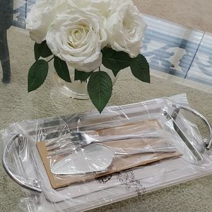 Serving Tray & Utensils Set